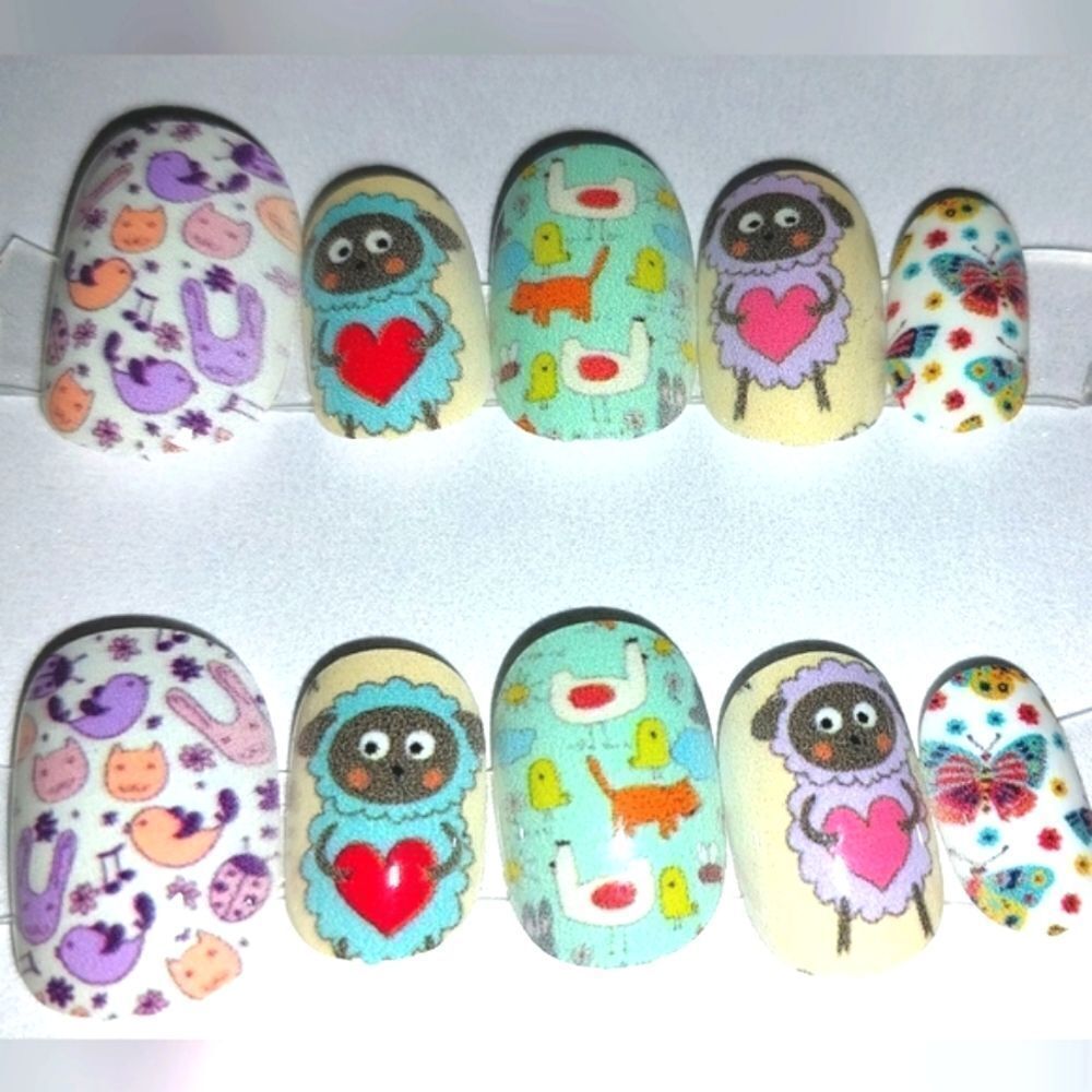 Kids custom 10pc press on nails